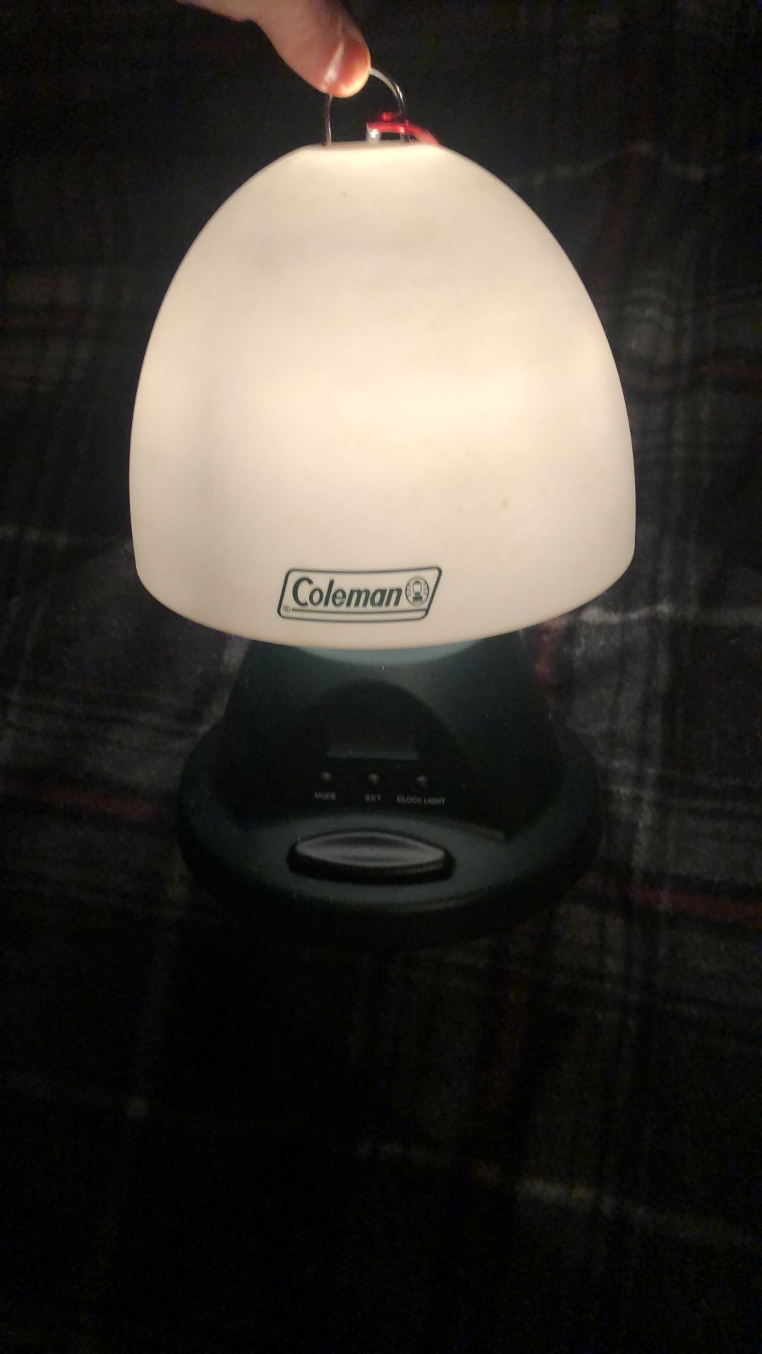 Coleman Camp Light/clock