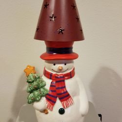 Snowman Tea Light lamp