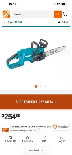 Makita brushless 14inch electric chain saw