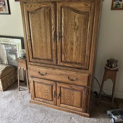 Oak Armoire 