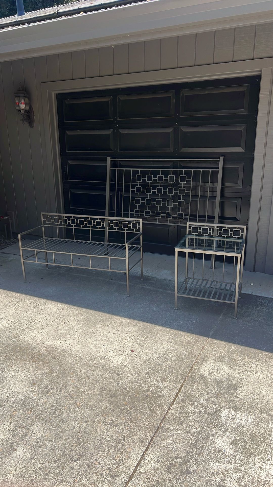 Solid Metal Bedroom Set