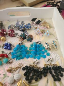 Vintage Clip On Earrings 40's-80's Some Signed $5 Each Set PRICE FIRM (If you see this post ,it's AVAILABLE )