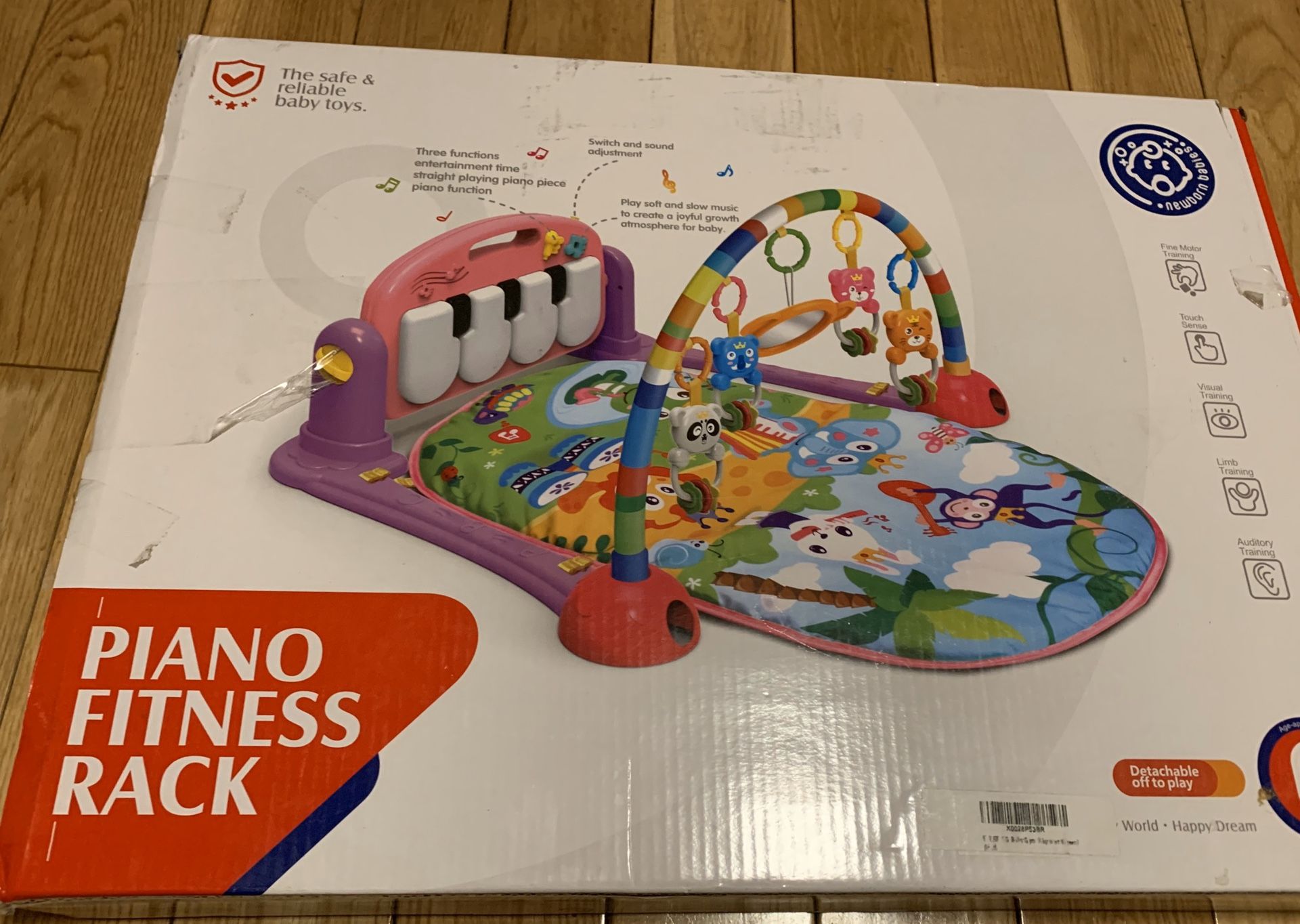 Piano fitness rack