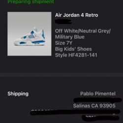 Jordan 4 Industrial Blue 