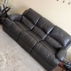 reclinable Leather couches