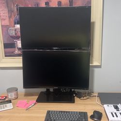 2 Monitores Samsung De 27 Pulgadas Más TrÃpode