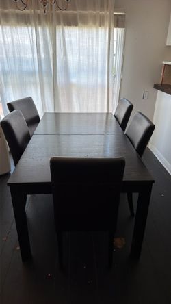 Free dining table and chairs