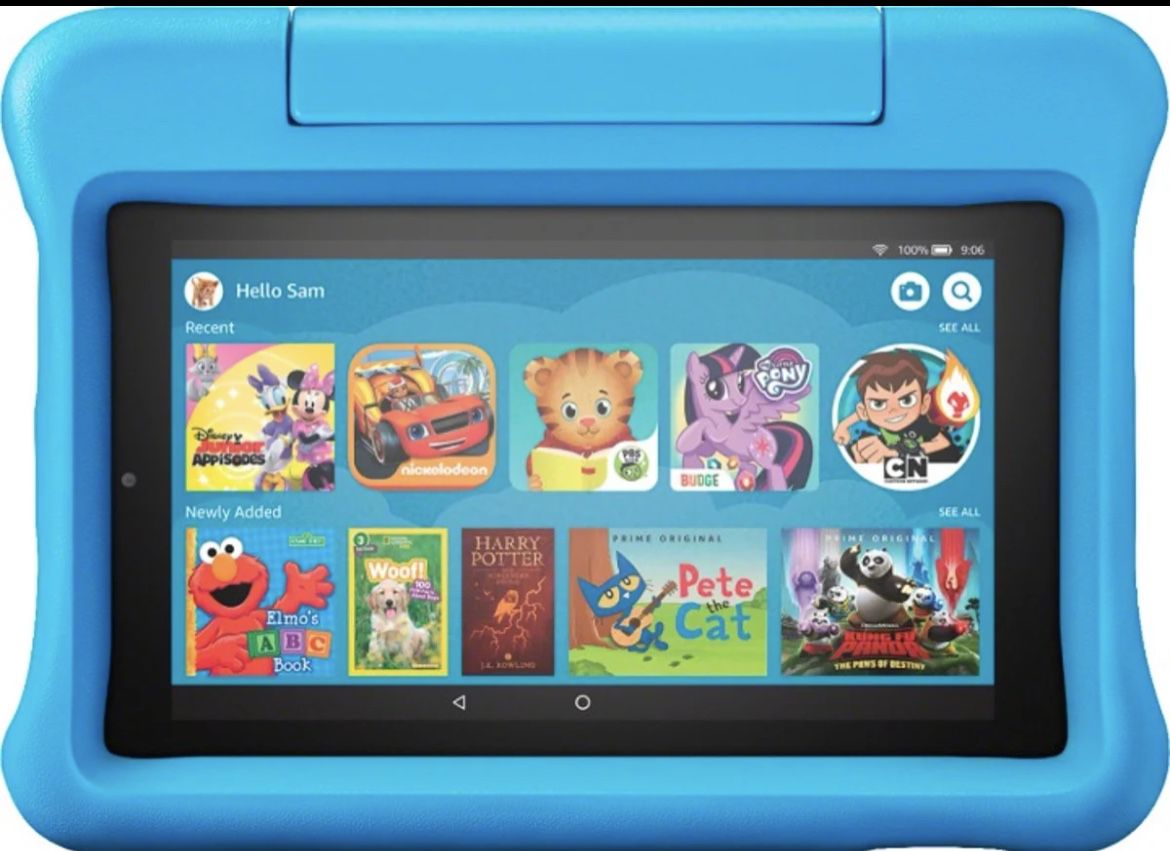 Amazon - Fire 7 Kids Edition 2019 release - 7" - Tablet - 16GB - Blue