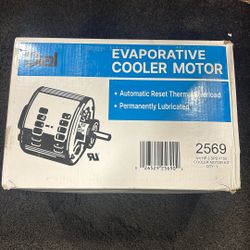 Evaporative Cooler Moter 115 v 3/4 Horsepower 2 speed