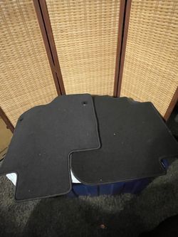 OEM 2017-2022 Honda CRV Black Carpet Floor Mats 2 Piece Genuine PA, PET, SBR, PE Models Note: Drivers Side & Rear Mats Only!