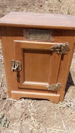 White clad bar cabinet
