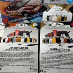 Testors Model Paint Kits And Hot Wheels Model New