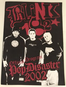 Blink 182 Pop Disaster 2002 Program