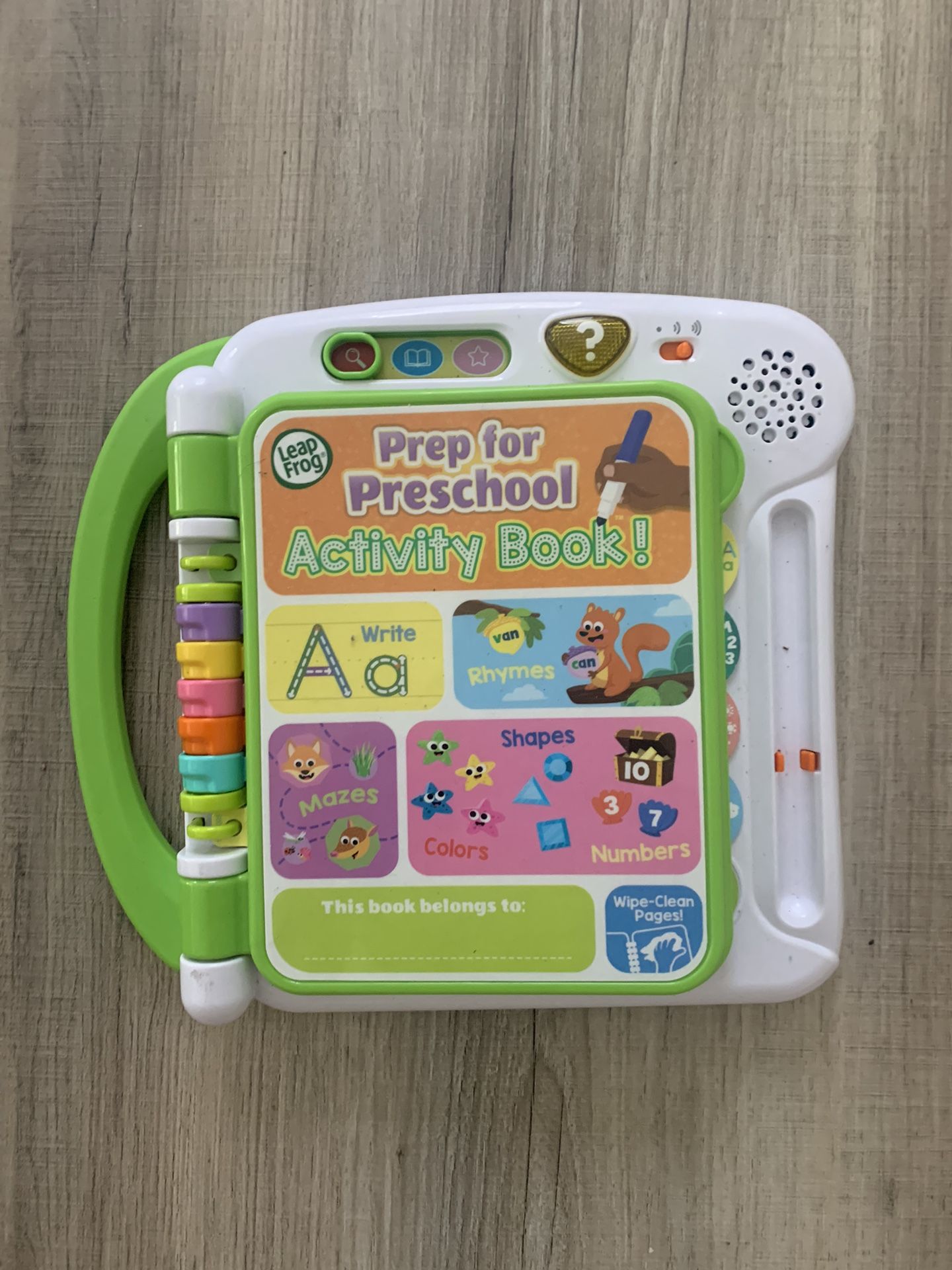 Leap Frog Activity Book