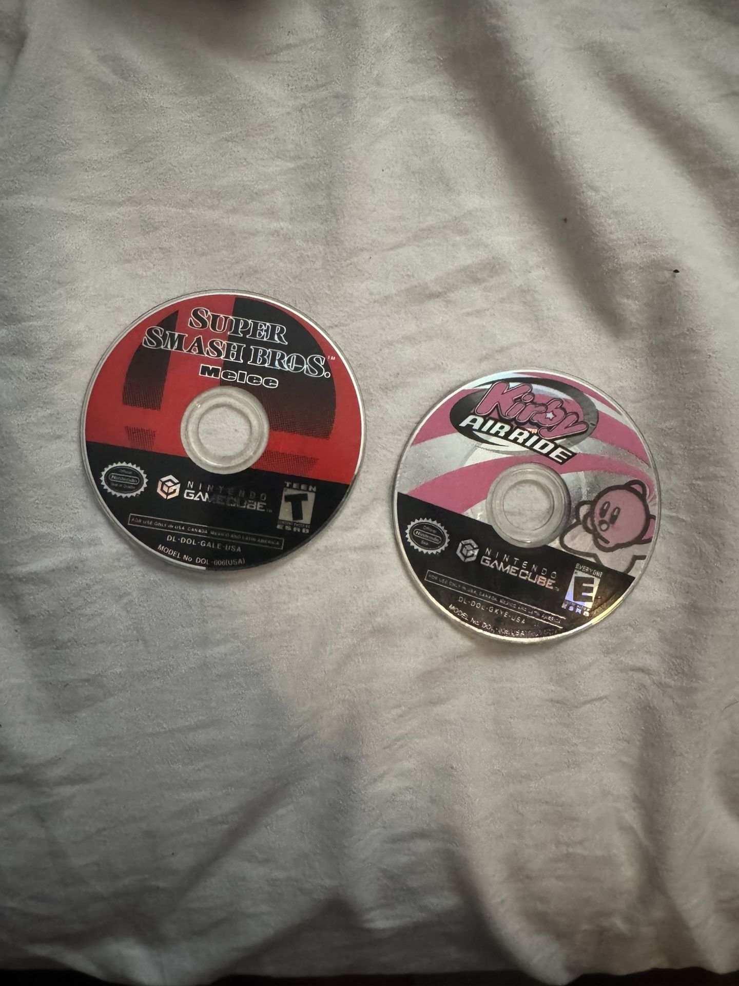 Smash Bros And Kirby air Ride For GameCube 