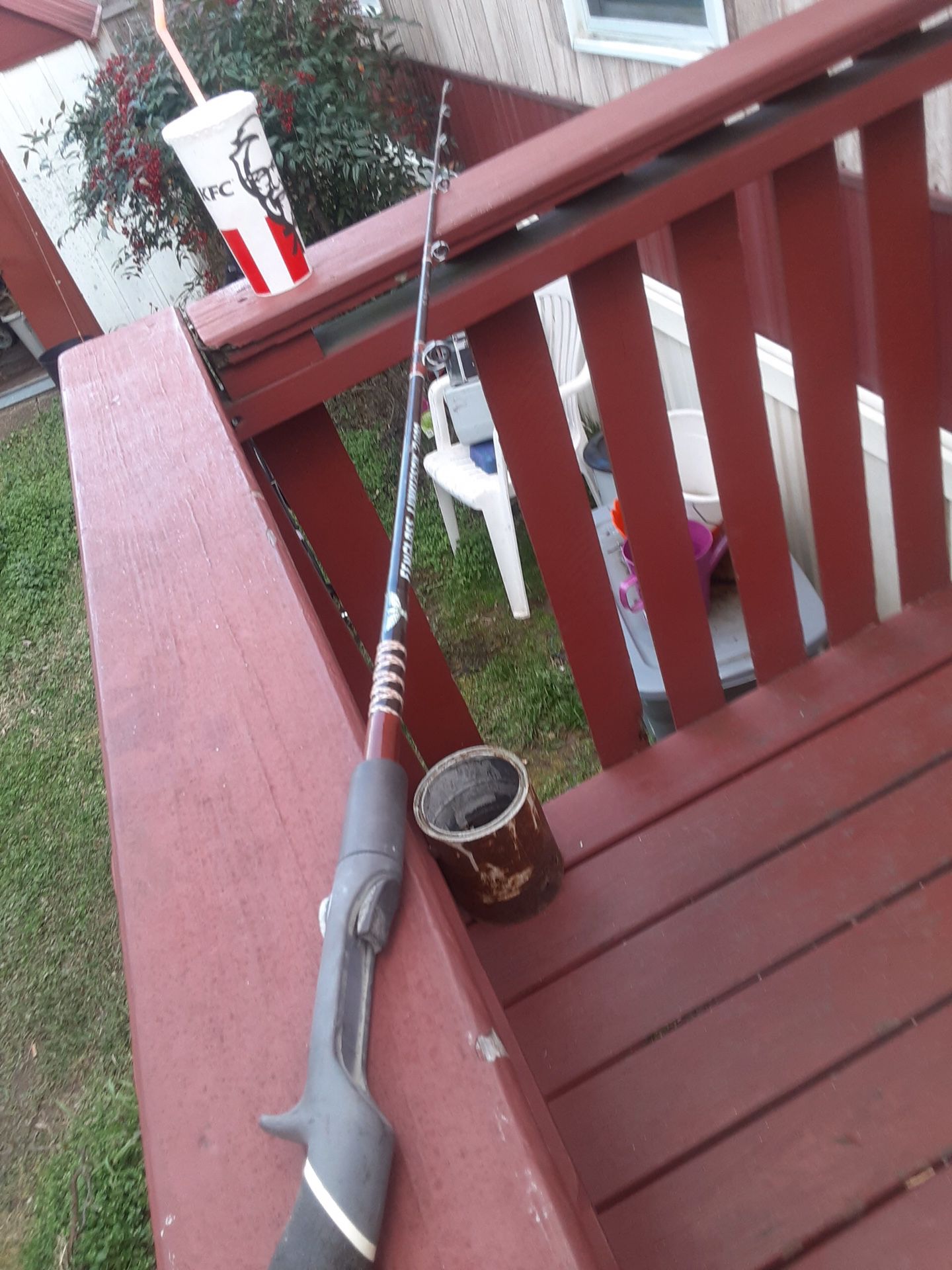 Vintage fishing rod fenglass linker stick 2000