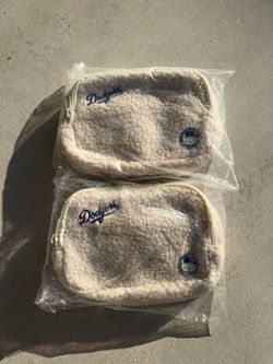 Hello Kitty 50th Anniversary LA Dodgers 4/16/24 Game Sherpa Cross Body Bag looking for Hello Kitty Hoodie Trade