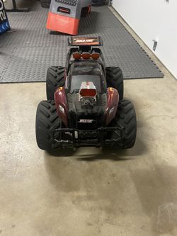 HUGE 1/8 FAST LANE RC WILD FIRE MONSTER TRUCK REMOTE BATTERY