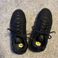 VaporMax Plus in a triple black colorway