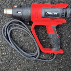BAUER 1600 Watt, 12 Amp, 14-Temperature Dual-Speed Heat Gun