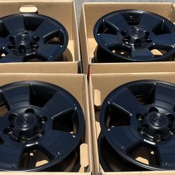“17 Toyota Tacoma Satin Black Rims/Wheels