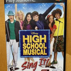 High School Musical Sing It PlayStation 2 Video Game