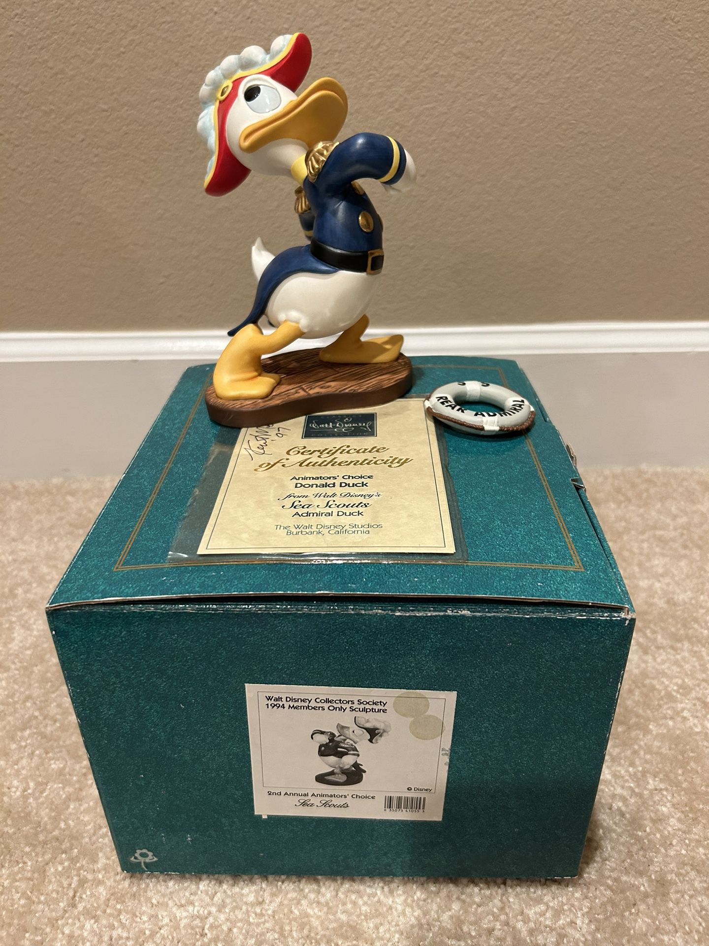 Rare 1994 Walt Disney Collectors Special -Sea Scouts Admiral Duck