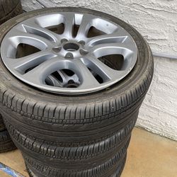 19" ACURA TSX TL MDX RDX OEM FACTORY STOCK WHEELS RIM TLX & Tires 245/40ZR19 98W  4 New tires and 4 oem used rims (wheels)  Rims/wheels are in good co
