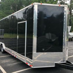 Enclosed Vnose Race Car Trailers Many Sizes Financing Available