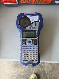 Brady label maker.
