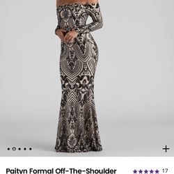 Black/nude  Dress size M