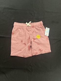 Girls Pink Tie Dye Shorts
