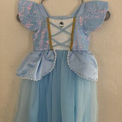 Toddler Girl Cinderella Costume 3T 4T