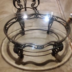 Glass coffe table