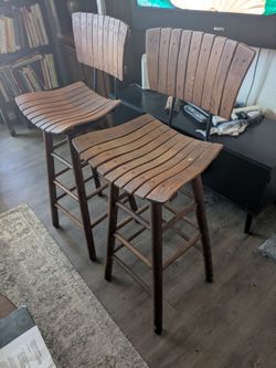 Vintage mid- century modern Arthur Umanoff bar stool s