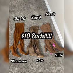 $10 Each Thigh High Boots 🤎