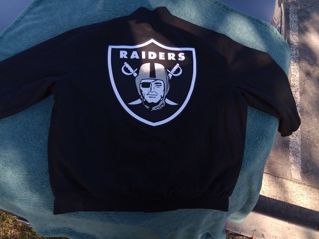TWO SIDED RAIDER VARSITY JACKET!!!!!!