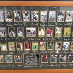 Signed Masters Champions Print