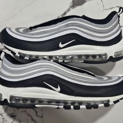 Nike Air Max 97 Reflective Black Silver Size 9.5 US Men's Running Casual