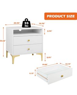 WHITE NIGHTSTANDS
