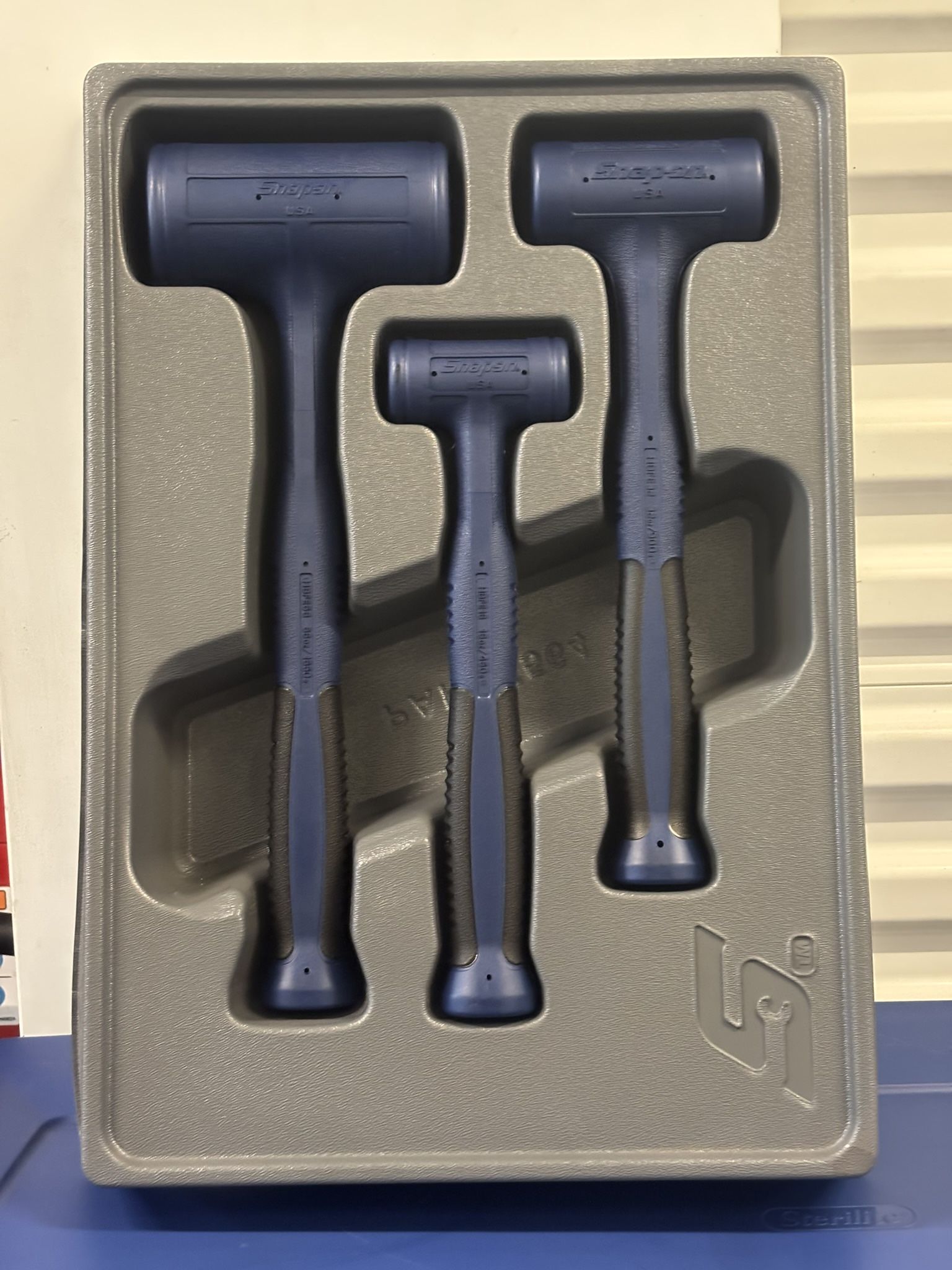 Snap-on Tools 3 pc Soft Grip Dead Blow Hammer Set (16, 32, 56 oz)