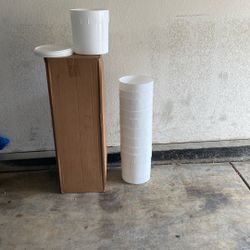 Ten 3 Gallon Ice Cream Buckets 