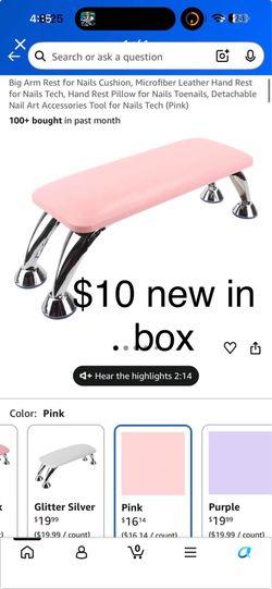 Arm rest for nails