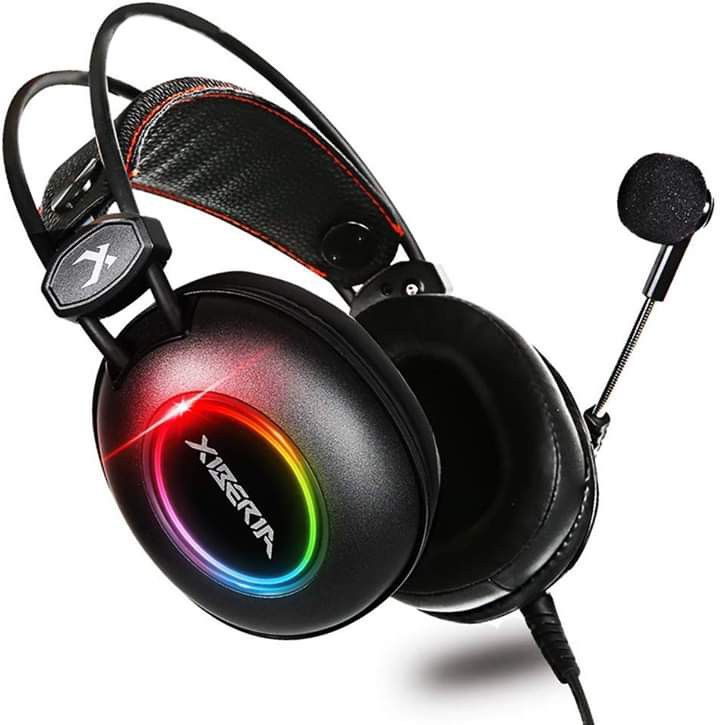 E3 Black Gaming Headset, Over-Ear Stereo Gaming Headphones with Uni-Directional Microphone