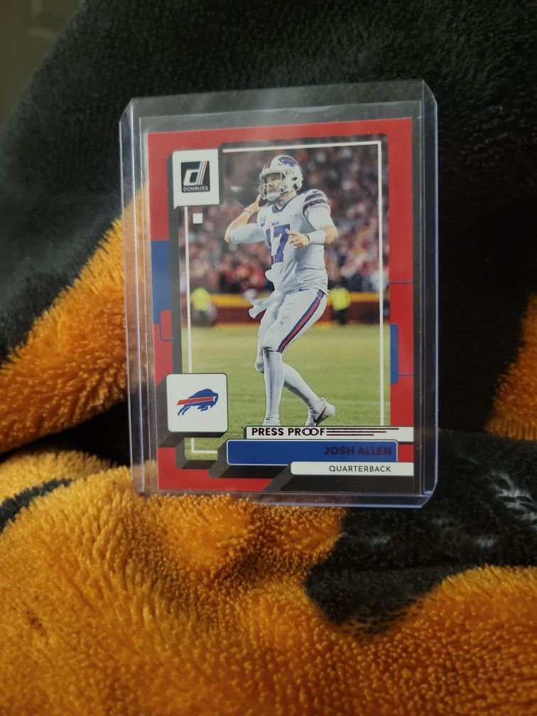 Josh Allen Red Press Proof 2nd Year