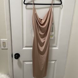 Silky Pink Blush Dress New With Tags 