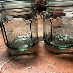 Recycled Glass Jars