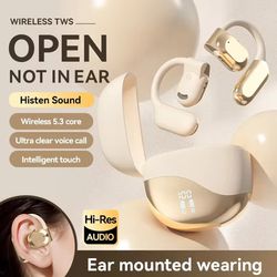 
True Wireless Bluetooth Earphones Open Bone Conduction Long Range Sports Music OWS Headphones High Quality Headset Ear Hanging