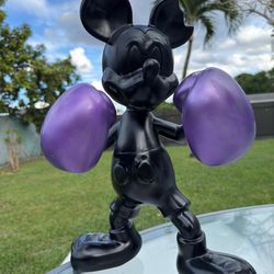 Black Mickey Mouse Statue- Resin & Fiberglass