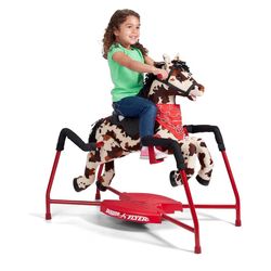Radio Flyer Freckles Plush Interactive Riding Horse